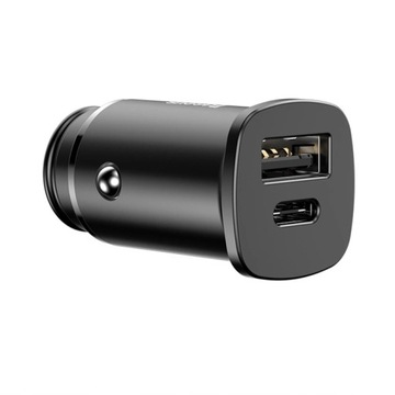 Baseus ładowarka samochodowa QC 4.0 USB-C PD KABEL