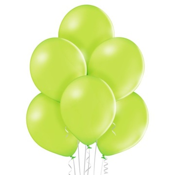 Balony Belbal 12 cali zielone jabłuszko 008/Apple Green, 100szt