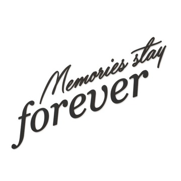 3D деревянная настенная надпись «Воспоминания остаются навсегда»