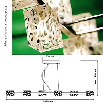 ПОТОЛОЧНЫЙ СВЕТИЛЬНИК PORTO CRYSTAL 6x SANNELI DESIGN