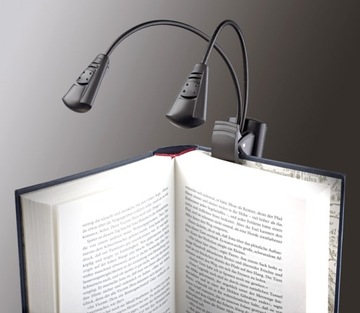 K&M 12244 2LED настольная лампа с 2 гибкими стойками