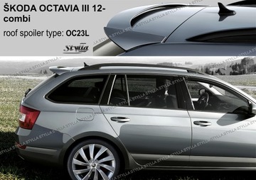 spoiler spojler do Skoda Octavia combi MK3 2012--