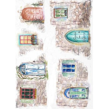 Papier Decoupage ryżowy R1462