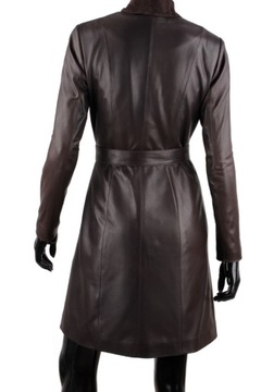 Dámsky kožený kabát Šál DORJAN EST123 L