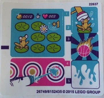 Lego naklejki z zestawu 41127 NOWA A162