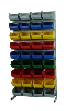 Ящик для мусора, контейнер для мастерской, 314х202х148, из прочного полипропилена.