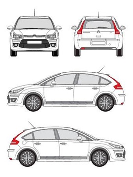 БАГАЖНИК НА КРЫШУ CRUZ Airo Dark CITROEN C4 04-10