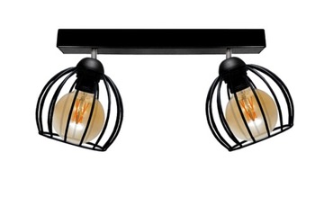 LAMPA PLAFON SUFITOWA LOFT KULKA DRUCIAK RETRO