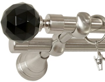 KARNISZ CRYSTAL 360 cm PODWÓJNY 3,6 karnisze fi 19