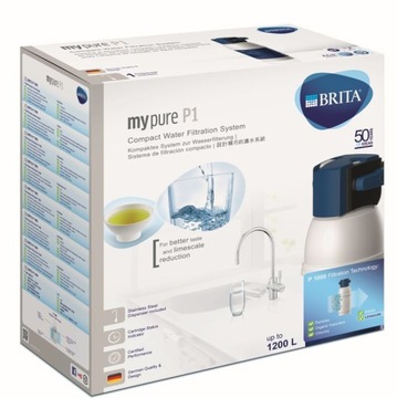 Комплектный фильтр для воды BRITA Mypure P1 под раковину