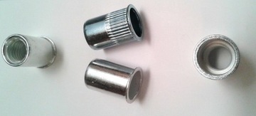 M8 Nitonakrętki ALUMINIOWE Mini Stożek (100szt)