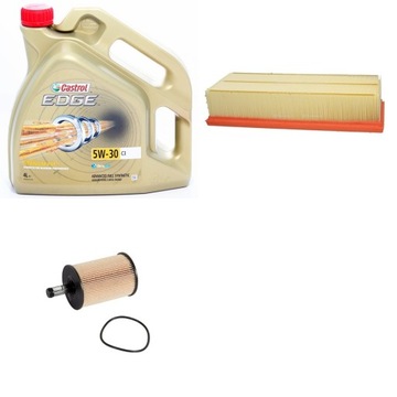 2 FILTRY+OLEJ CASTROL EDGE 5w30 PASSAT B6 1.9 TDI