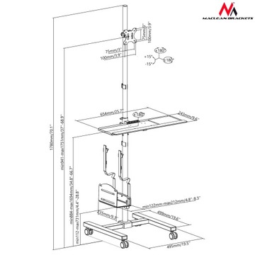 ДЕРЖАТЕЛЬ МОНИТОРА ДЛЯ ТВ ПОДСТАВКА ДЛЯ LED OLED QLED MACLEAN MC-793