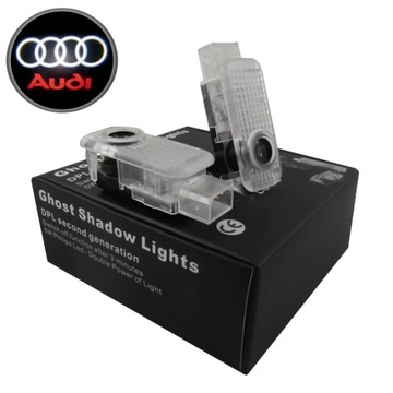 LED LOGO PROJEKTOR AUDI A3 A4 A5 A6 A8 Q3 Q5 Q7 HD