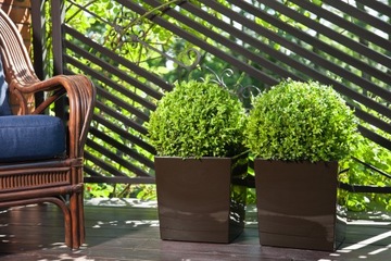 JUKA LAMELA ЦВЕТОЧНЫЙ ВАЗ 30x30 h31 С БЕЛОЙ ВСТАВКОЙ