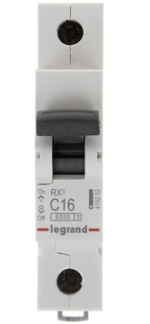 LEGRAND RX3 WYŁĄCZNIK NADPRĄDOWY 1P C16A S301
