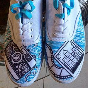Маркер Sharpie Fine перманентный, сиреневый, водостойкий