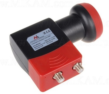 SAT Twin Converter 2x HIGH GAIN 0,1/70 дБ FullHD 3D