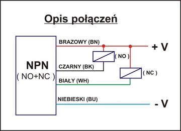 Индуктивный датчик приближения M18 NPN NO+NC Sn-5