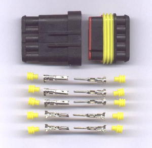 ZŁĄCZE HERMETYCZNE 5 PIN SUPERSEAL 1,5 Kostka