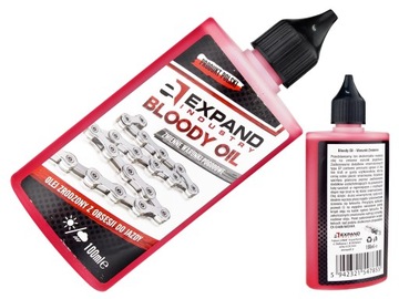 OLEJ EXPAND BLOODY OIL SMAR DO ŁAŃCUCHA ROWEROWEGO NA ZMIENNE WARUNKI 100ml