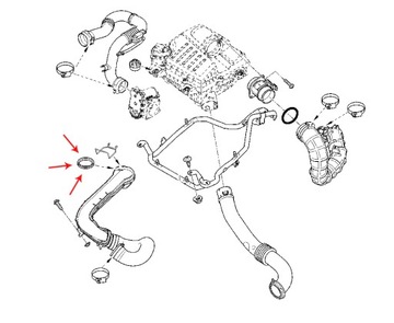 ПРОКЛАДКА ТРУБКИ ТУРБО RENAULT TRAFIC II 2.0dCi