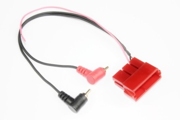 GNIAZDO MINI-ISO 2 x RCA - AUDI VW SKODA