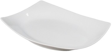 ĆMIELÓW PÓŁMISEK OWALNY 33 CM AKCENT 0001 BIAŁA
