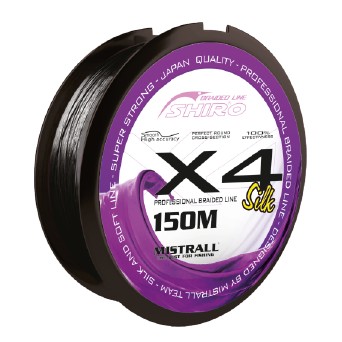 Plecionka Mistrall Shiro 0,17 mm 150 m czarna
