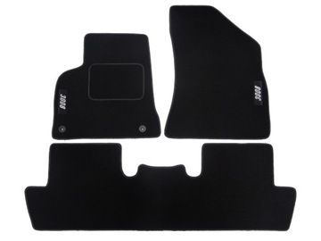 PEUGEOT 3008 2009-2016 DYWANIKI WELUROWE 8mm
