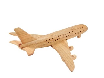 Средний деревянный самолёт оптом