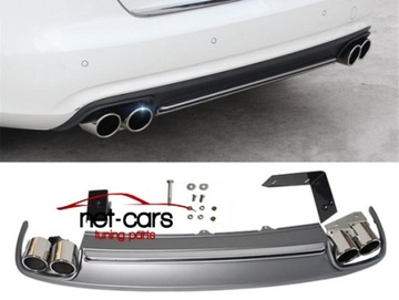 DYFUZOR SPOILER AUDI A4 B8 -15 WZ S4 S LINE +KONCO