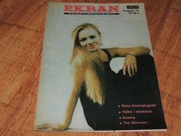 EKRAN 42/1986 Jane Birkin, L Pak, Frank Sinatra,