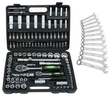 ZESTAW 108el BENSON KLUCZE NASADOWE+GRATIS 6-22mm