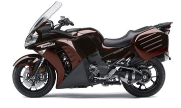 КРЫШКИ ПЕРЕДНИЕ + ЗАДНИЕ KAWASAKI GTR 1400 MATT BLACK