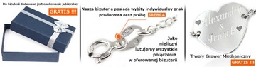 Srebrny Łańcuszek Ankier 80 cm Opakowanie
