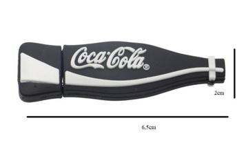 PENDRIVE 16 GB USB BUTELKA COCA COLA CZARNY BIAŁY