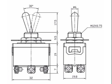 ТУМБЛЕР КН3(С)-203 ВКЛ-ВЫКЛ-ВКЛ 7548