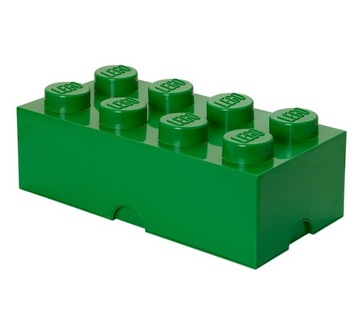 LEGO 40041734 Pojemnik na klocki 4x2 ciemnozielon