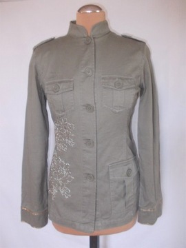 OLIWKOWA KURTKA KATANA STYL MILITARNY HAFT 36