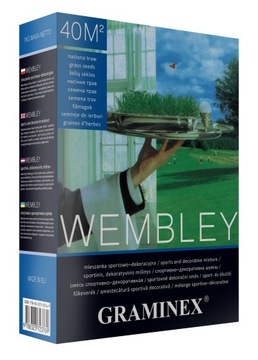 Wembley Grass Seeds 1 кг 40 м2 GRAMINEX прочная спортивная трава