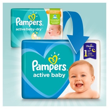 ПОДГУЗНИКИ 132 ШТ + 4 БЕСПЛАТНО PAMPERS ACTIVE BABY 4 138 шт.