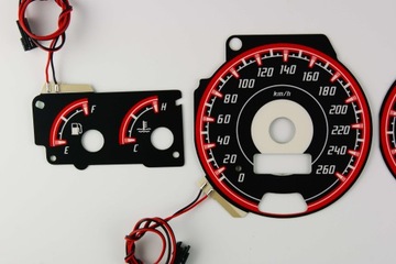 Subaru Impreza 96-00 Tarcze licznik Indiglo wzór 2