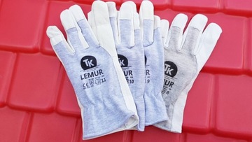 LEMUR рабочие перчатки из козьей кожи, размер 11.