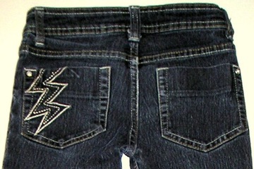 Spodnie RURKI Jeans DENIM CO r. 134/8-9 lat