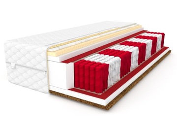 Materac 200x200 TEXAS MED multipocket kokos lateks