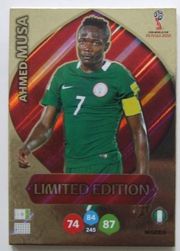 Panini Russia 2018 Ahmed Musa Limited edition