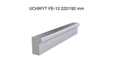 UCHWYT MEBLOWY DO MEBLI ALUMINIUM FE-12 222/192 mm