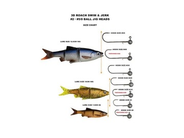 LIKE LIVE FISH SG 3D Roach Swim n Jerk 12,5 см / 18 г