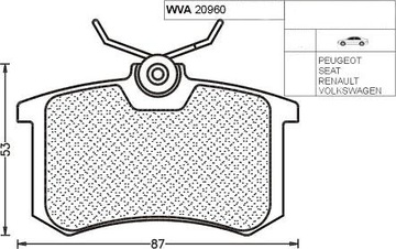 МОНТАЖНЫЙ КОМПЛЕКТ БЛОКОВ VW GOLF IV 4 V PASSAT B5